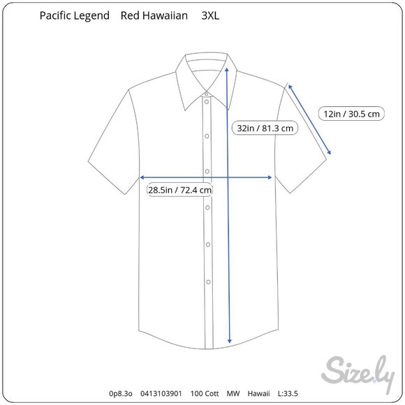 NWT Pacific Legend Aloha Tropical Island Red Floral Beach Vacation Shirt 3XL Big - Picture 10 of 10